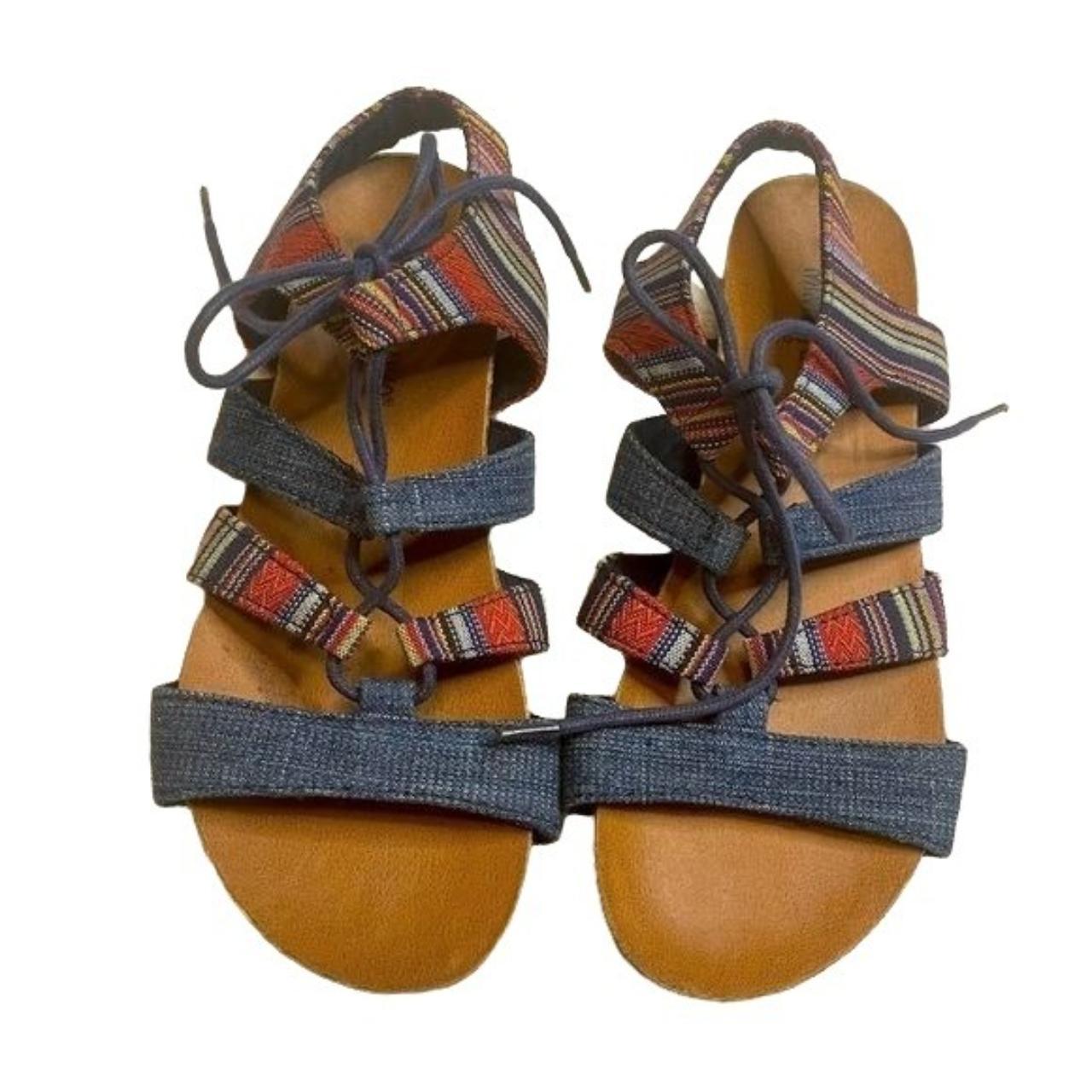 Product Image 1 - VGUC
Minnetonka
Effie Gladiator Sandals
Size 7
Denim and