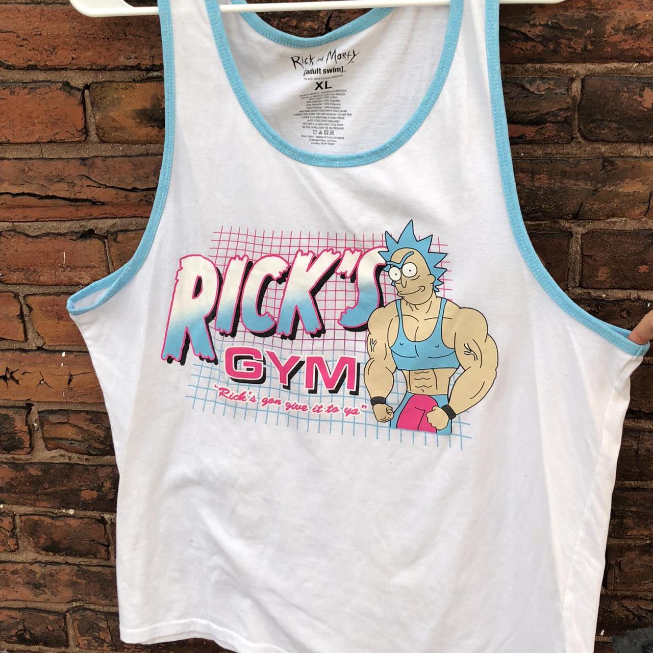 rick's gym tank top