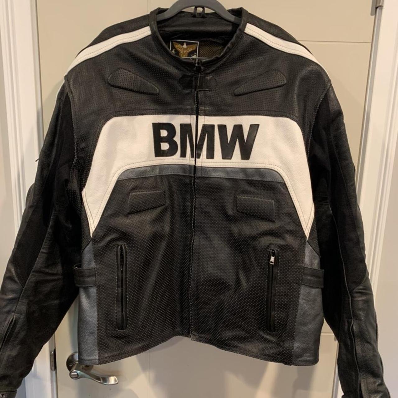 BMW Motorcycle Jacket Great Condition with padding... - Depop