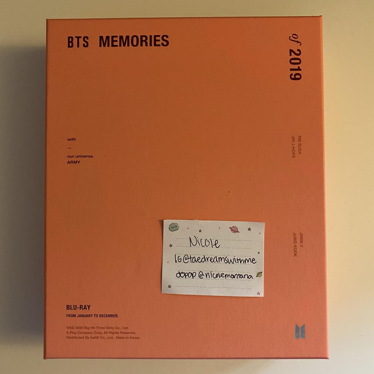 wts bts memories of 2019 blu ray set does not come... - Depop