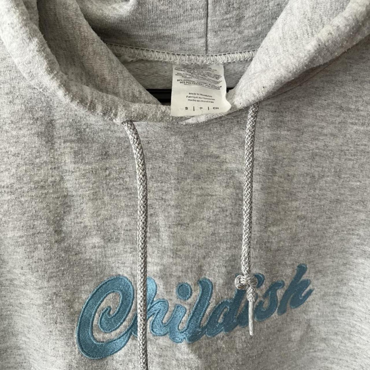 Grey Childish Hoodie in a size small. Good... - Depop