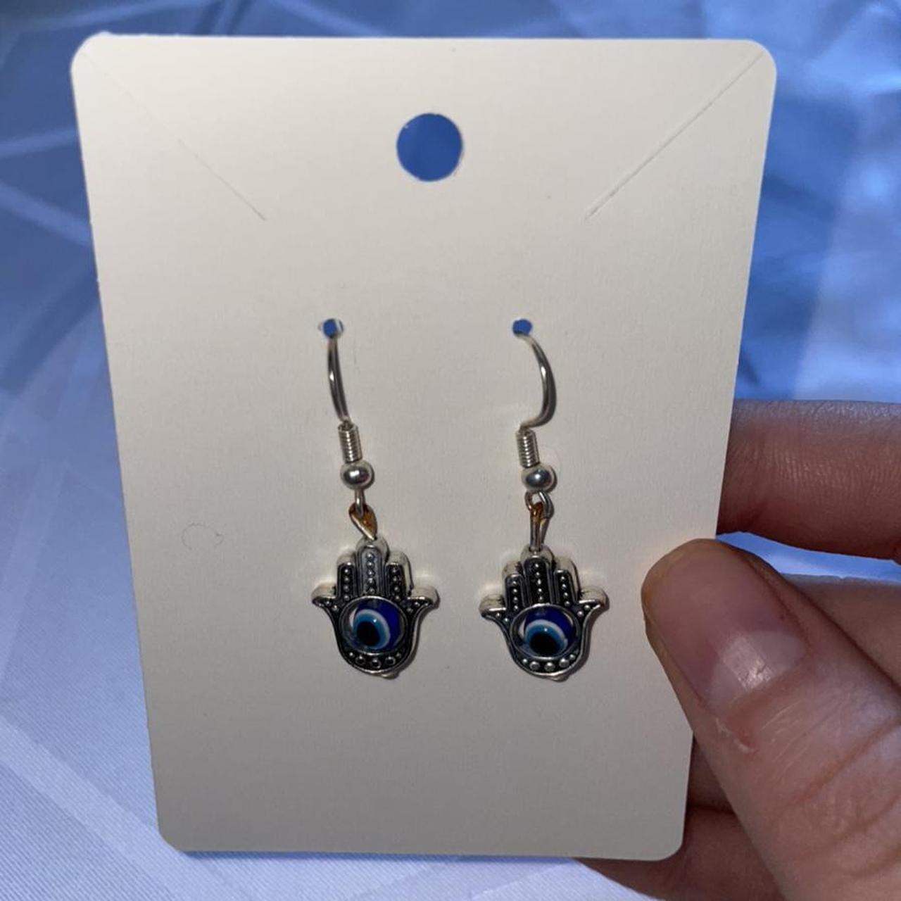 Women S Blue And Silver Jewellery Depop