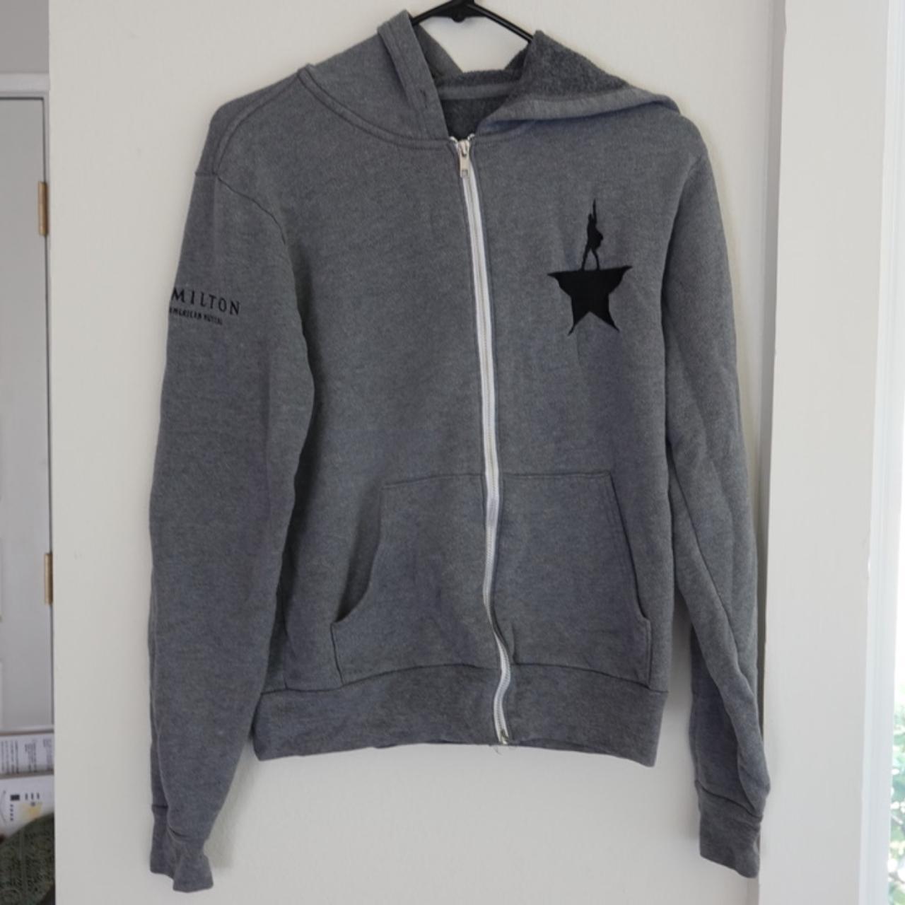 Product Image 1 - Grey Alexander Hamilton zip-up hoodie.