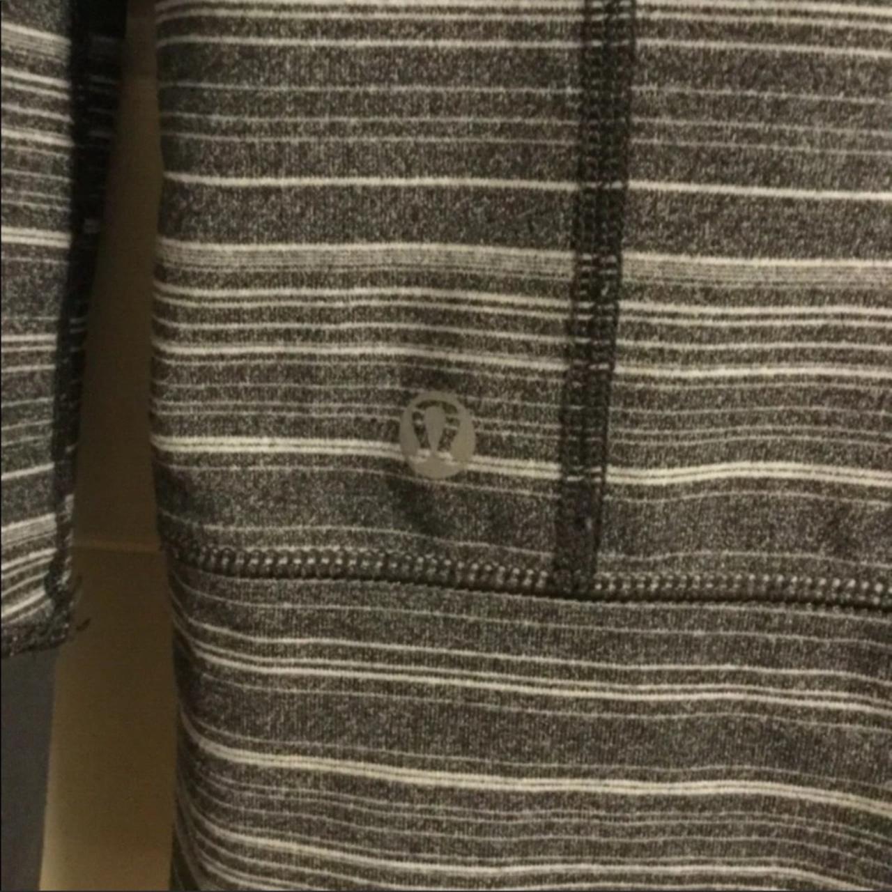 Lululemon In Stride jacket Strata gray stripe - Depop