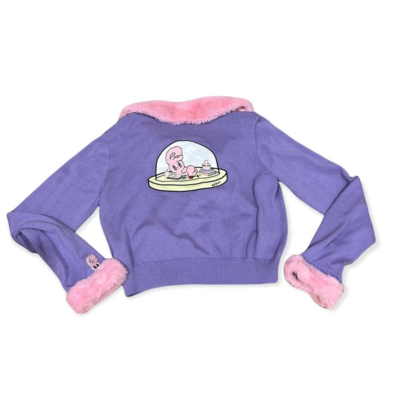 Lazy oaf pink clearance cardigan