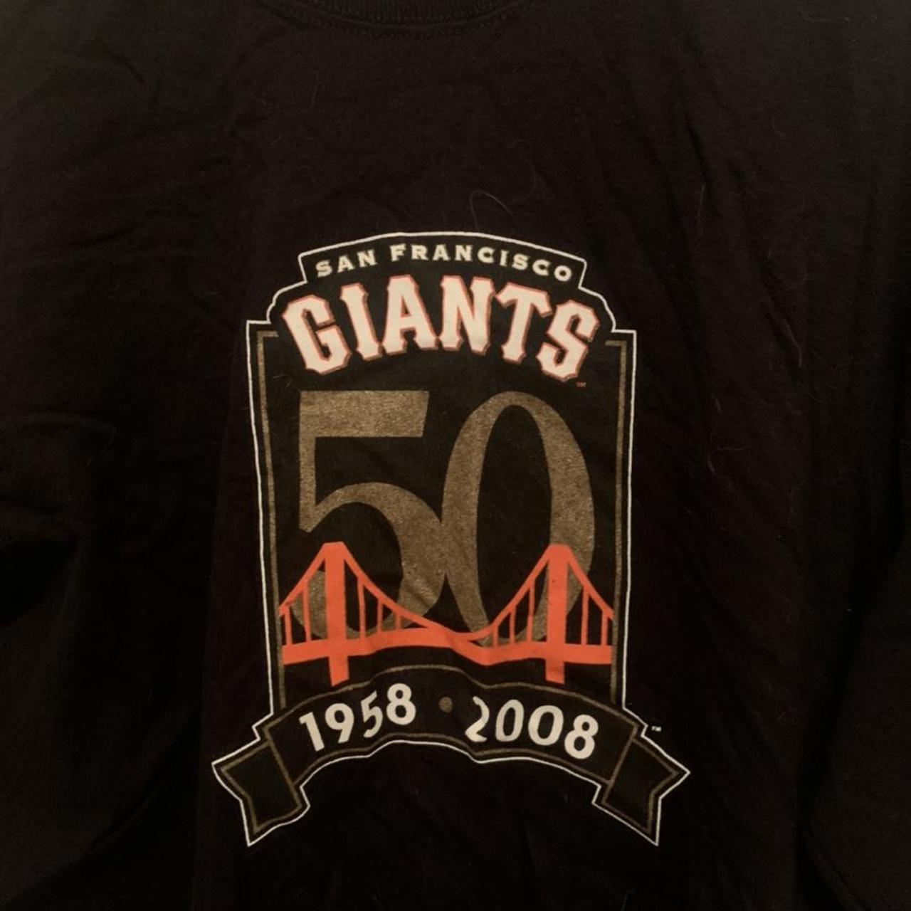 San francisco giants baseball majestic t shirt in - Depop