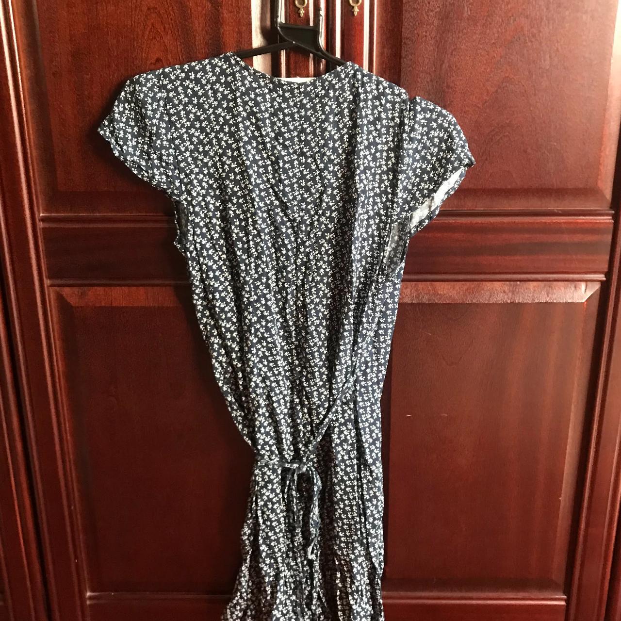 Classic Brandy floral wrap dress, perfect for... Depop