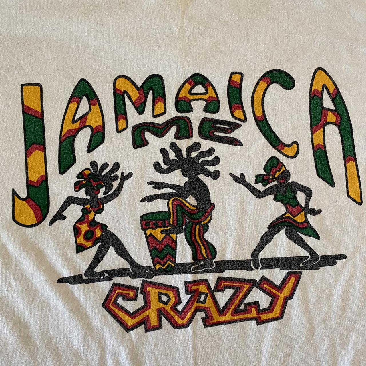 Vintage y2k Jamaica Me Crazy tourist Tshirt. 100... Depop