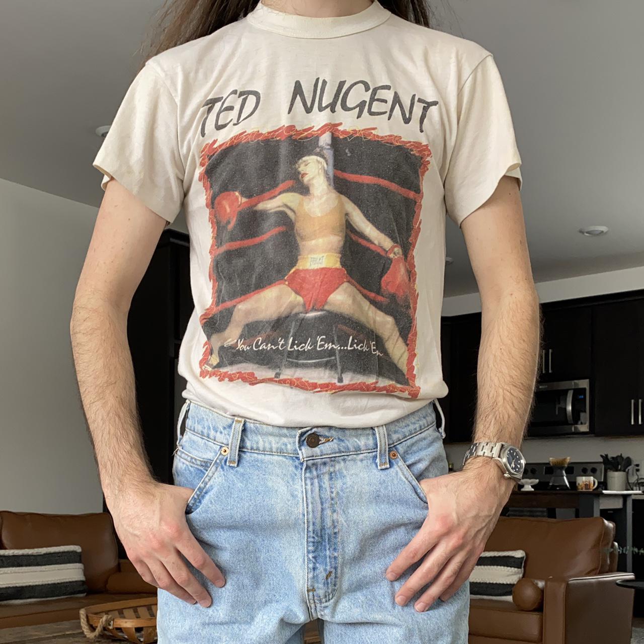 Vintage Ted Nugent 1988 Lick 'Em ツアーTシャツ