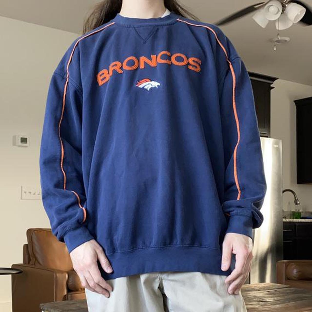 Vintage Denver Broncos crewneck sweatshirt. XL but - Depop