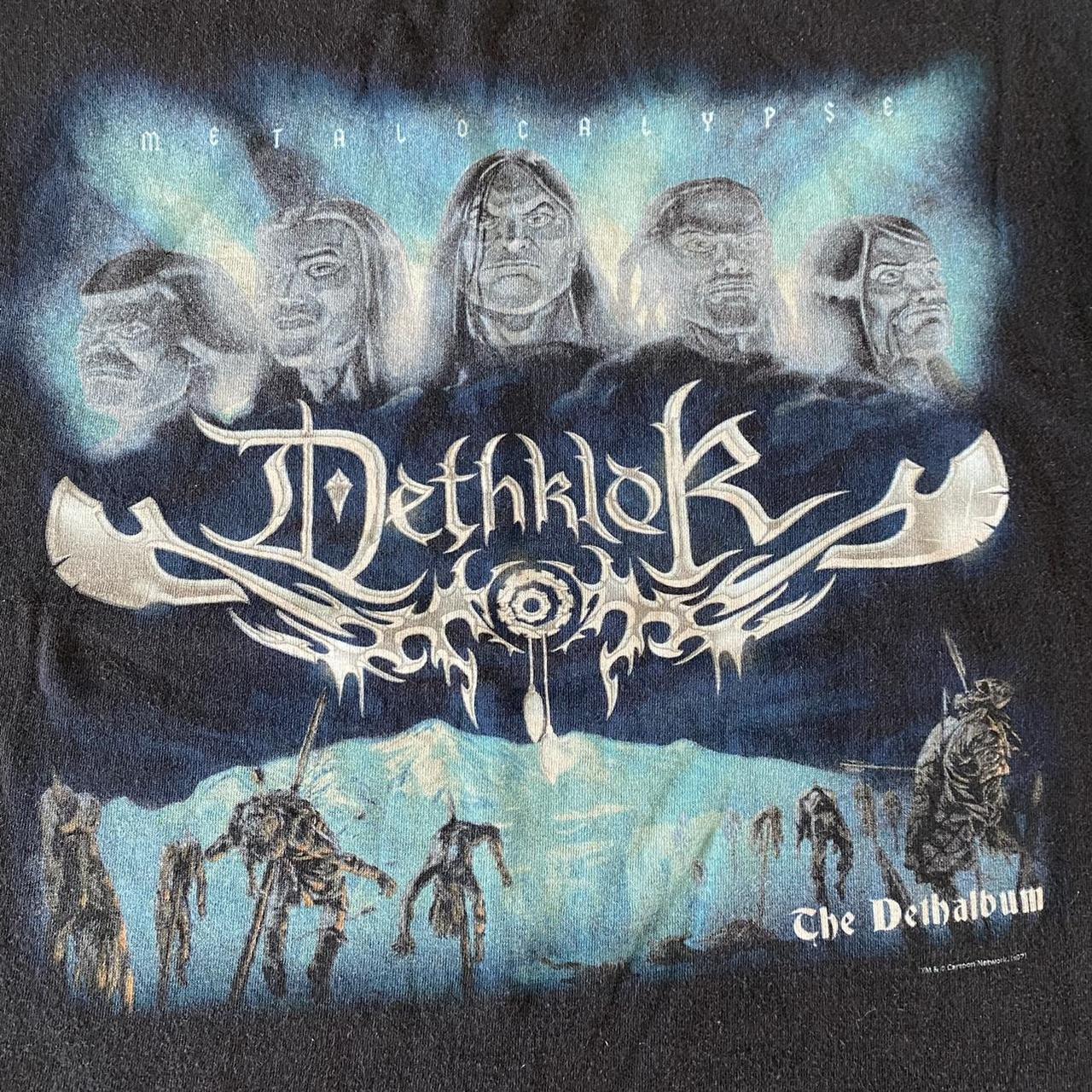 Y2k 2007 metalocalypse dethklok the dethalbum adult... - Depop