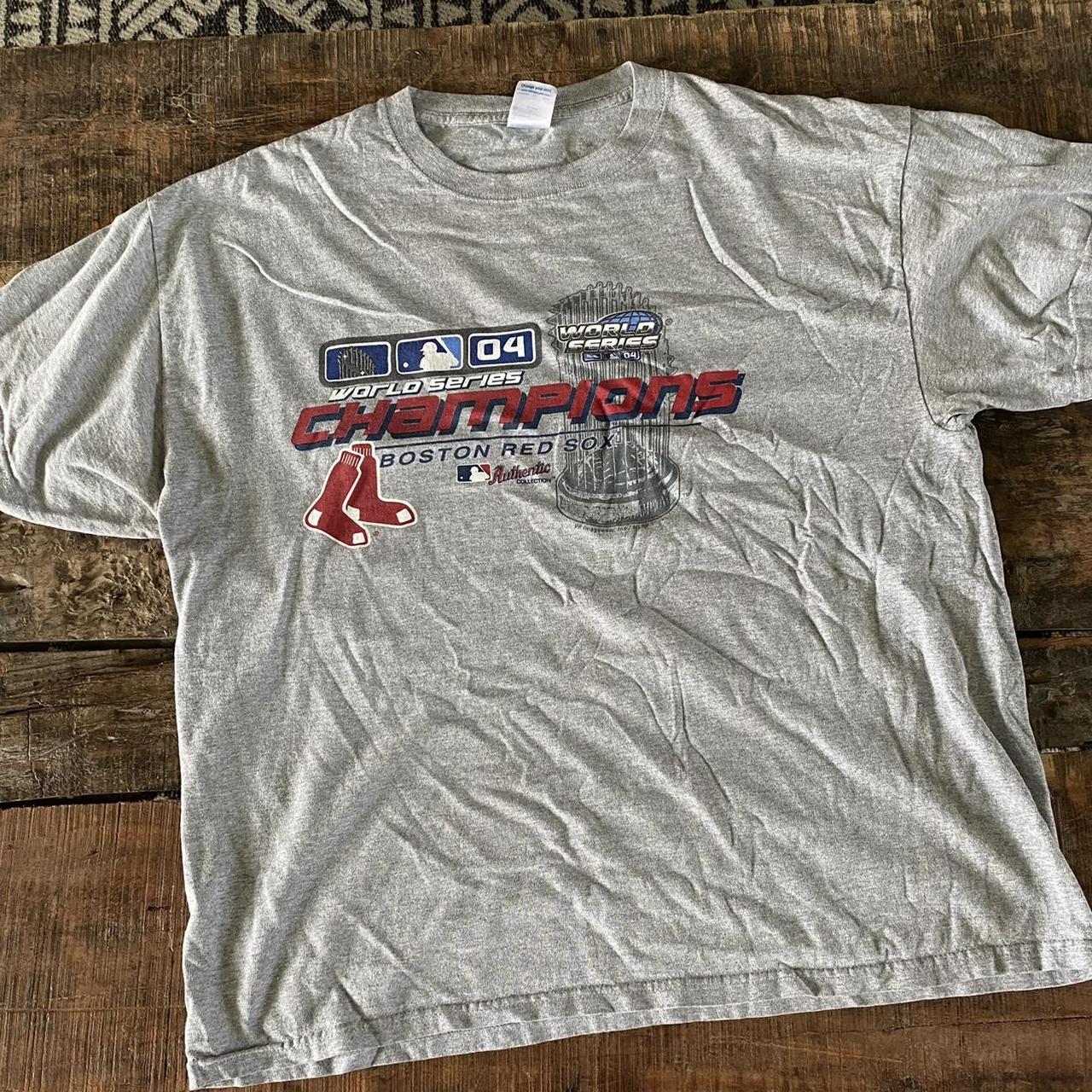 Vintage Y2K Nike Boston Red Sox World Series Champs - Depop