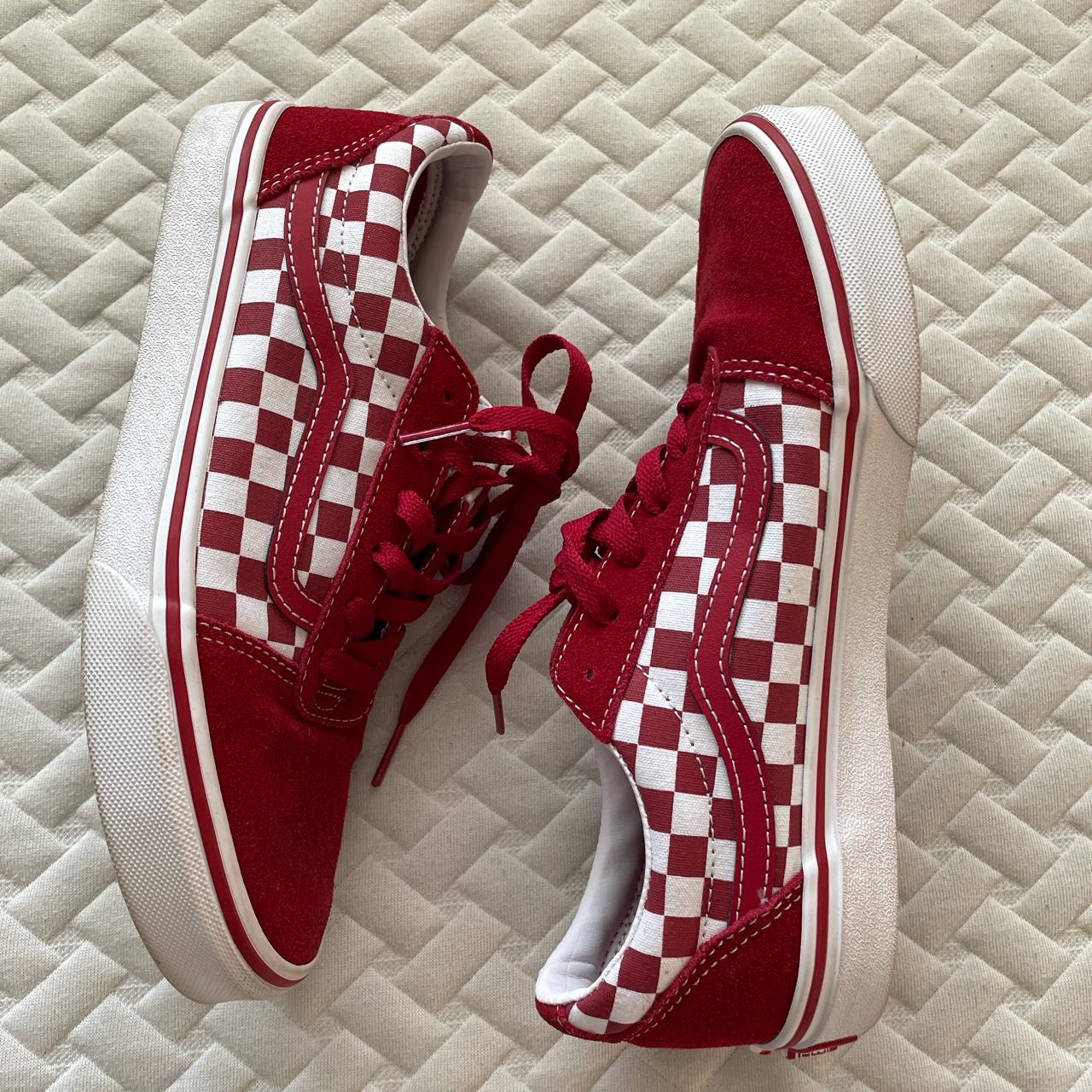 red checkered vans