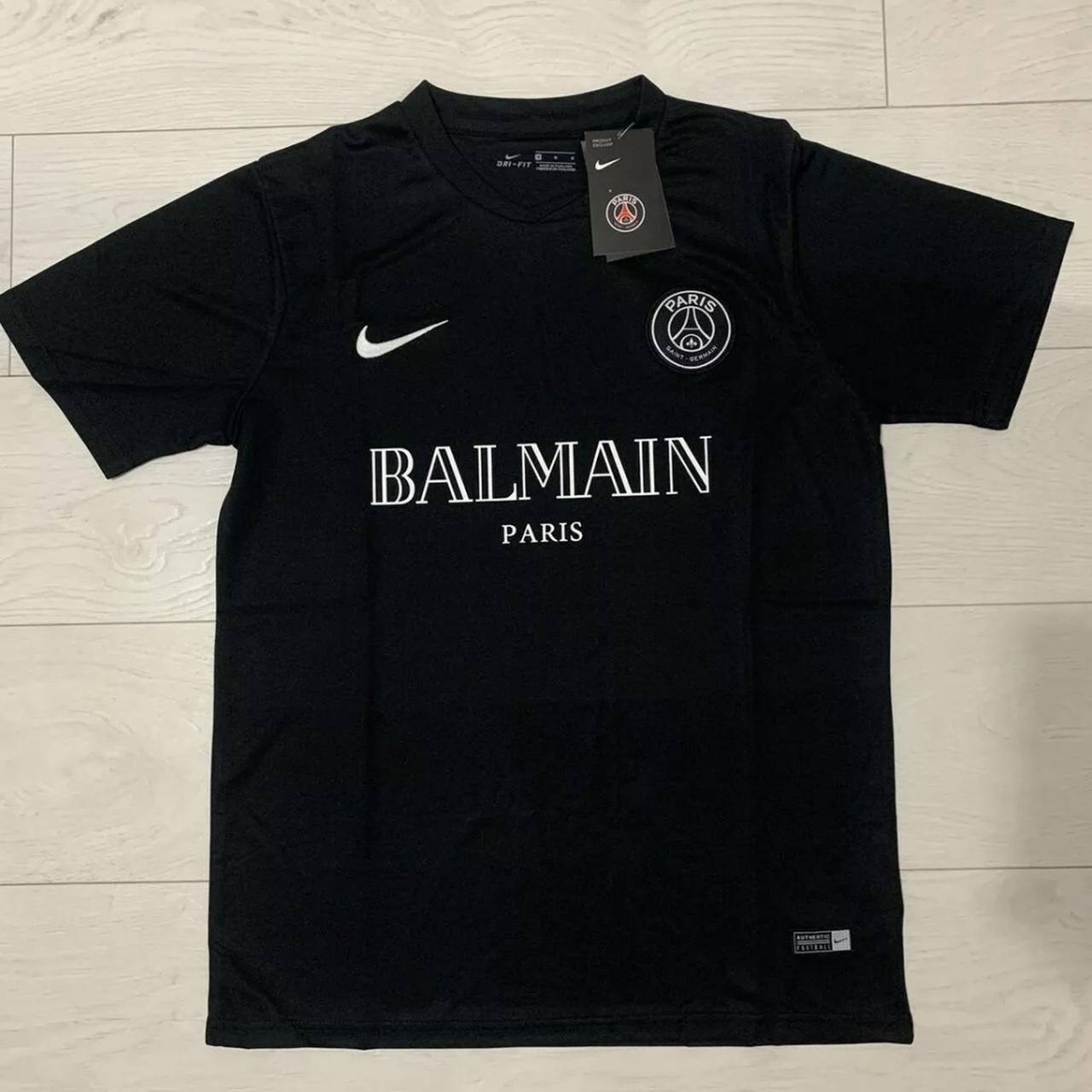 PSG x Balmain Shirt Available at thebalmainworld.com Free Shipping