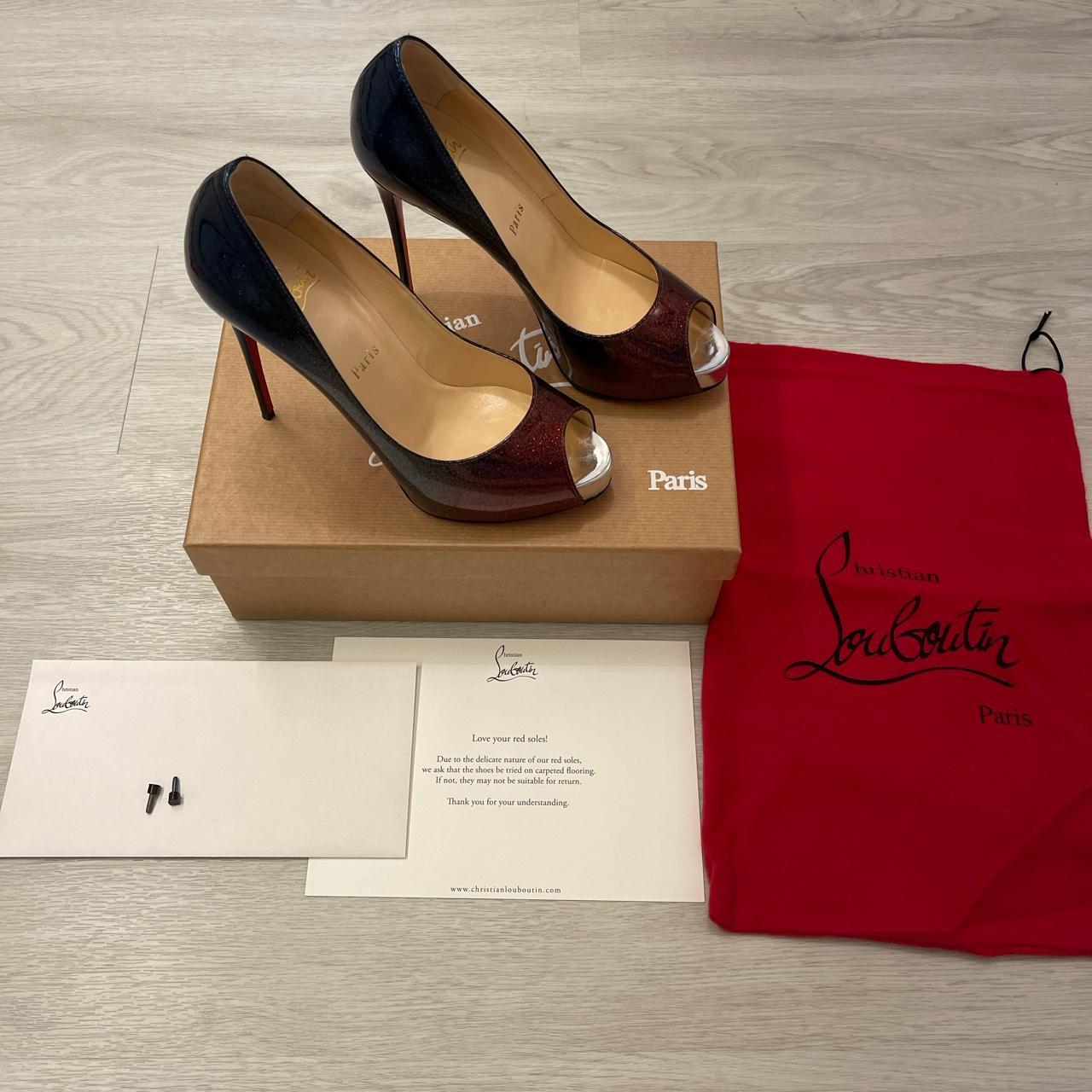 Christian Louboutin So Prive 120 Patent Heels In... - Depop