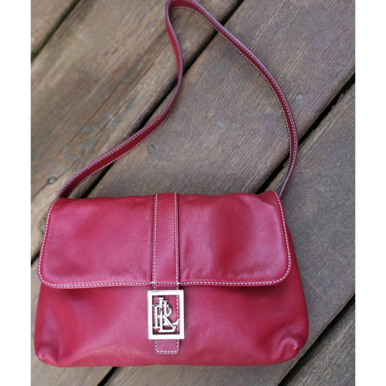 Ralph Lauren Women's Red and Silver Bag