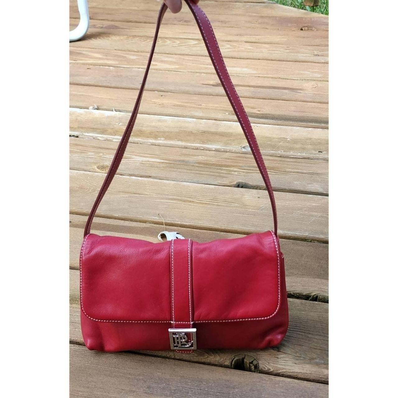 Ralph Lauren Women's Red and Silver Bag (2)