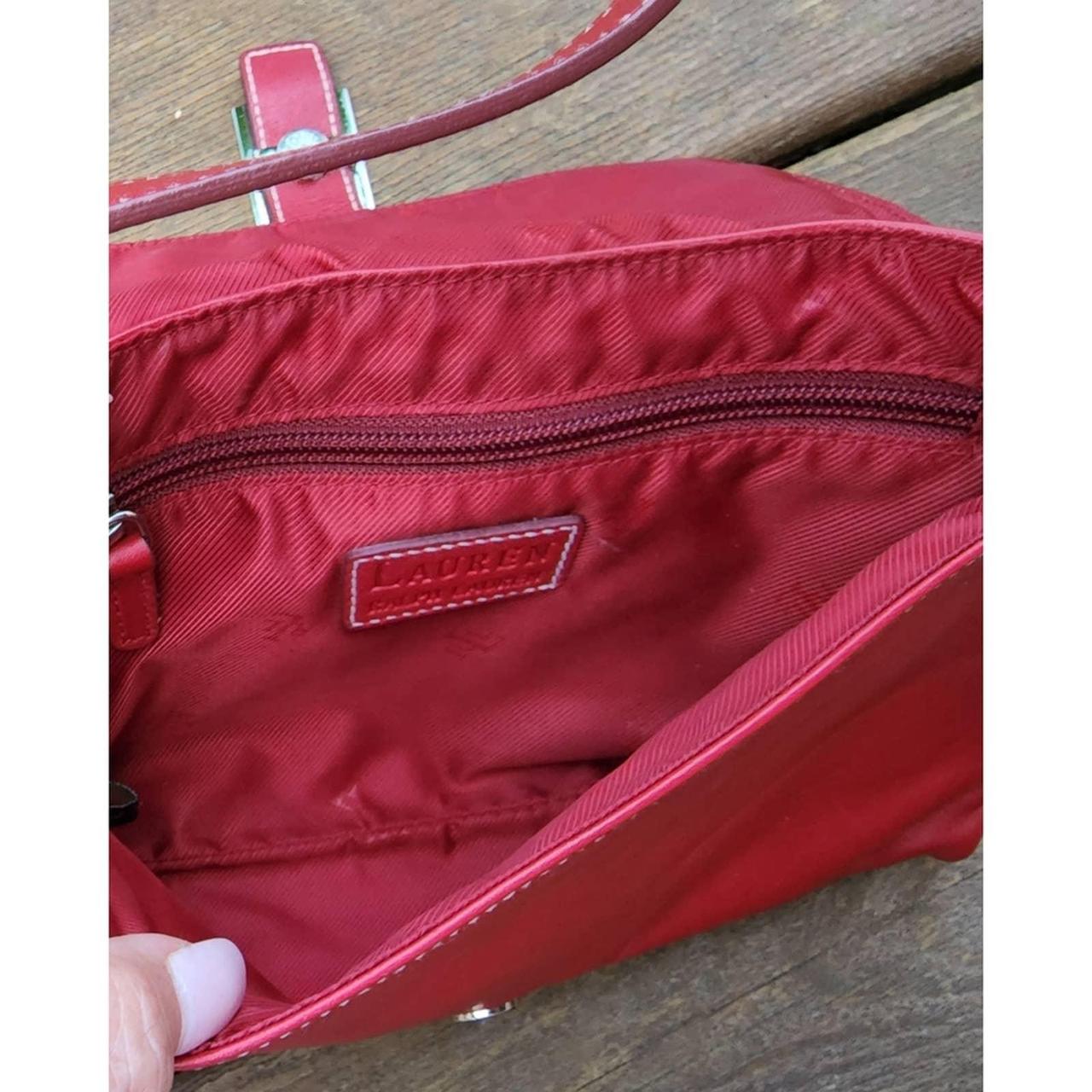 Ralph Lauren Women's Red and Silver Bag (4)