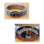 Vintage Budweiser 60's 2024 Rhinestone Stretch Bracelet