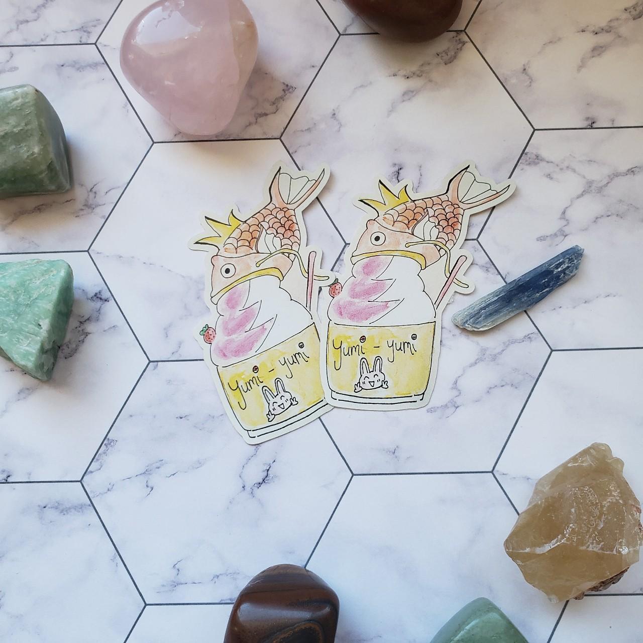 This is a 3in sticker that I made my design into a... - Depop