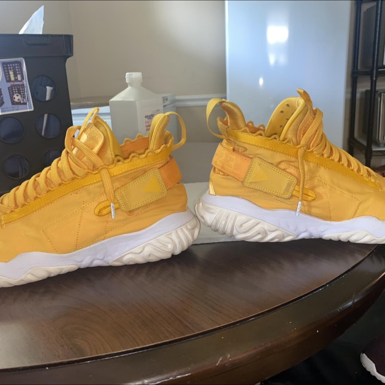 Here are Jordan Proto React. University Gold and. Depop