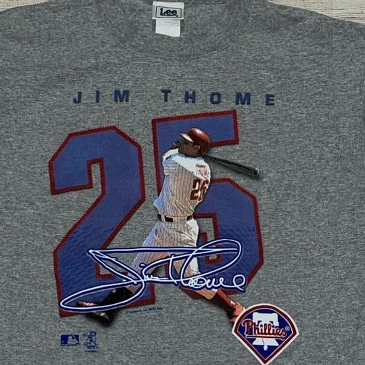 authentic Jim Thome Phillies jersey size is large - Depop