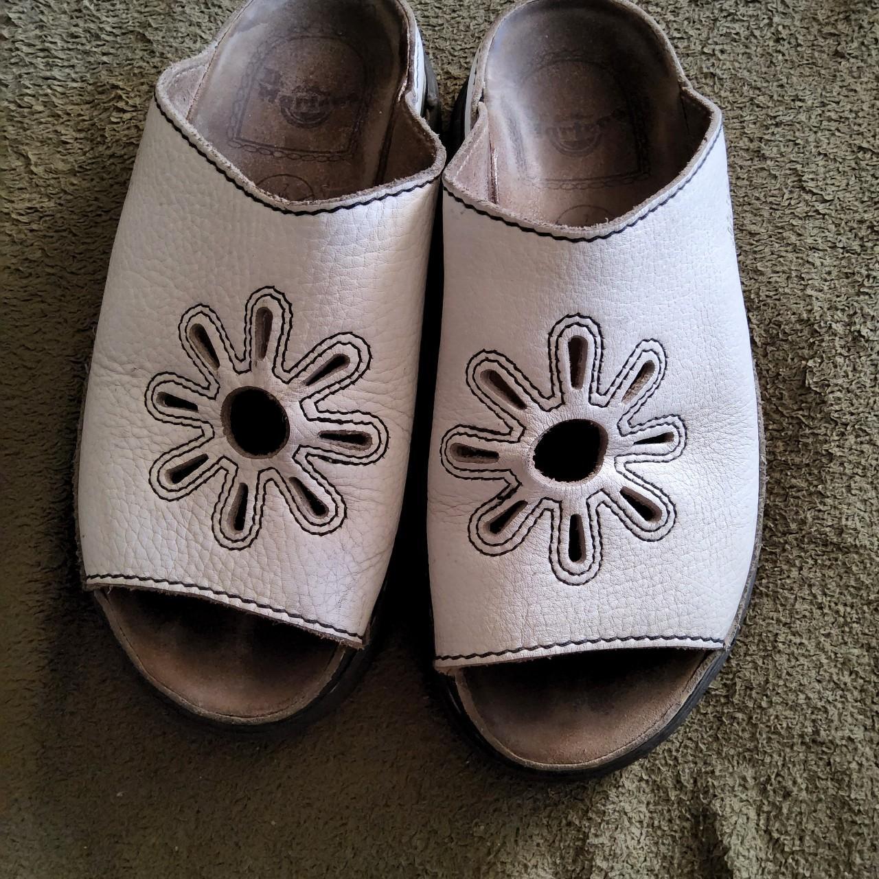 Doc Martens Vintage Flower Cut-out sandals Rare... - Depop