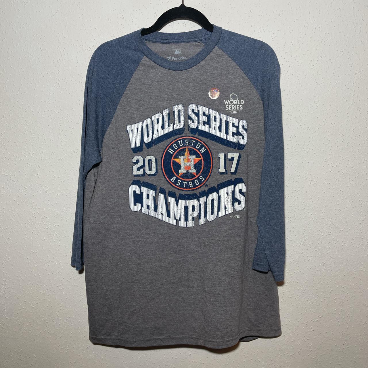 Houston Astros 2017 World Champion jersey mens large