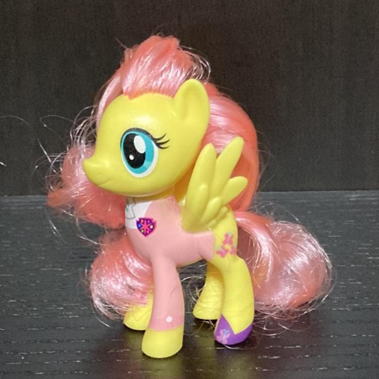 My Little Pony Yellow and Pink Action-figures-playsets | Depop