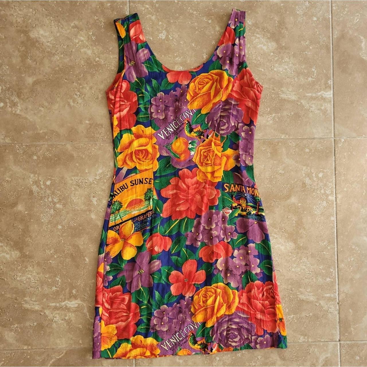 Product Image 1 - Vintage Multicolor Floral Print Sleeveless