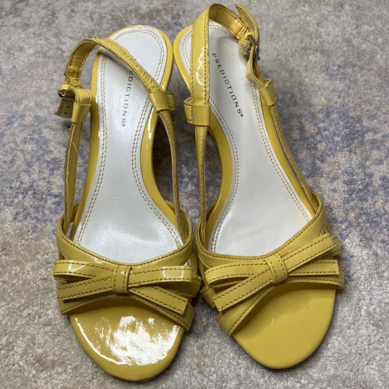 Women's Yellow Sandals Depop