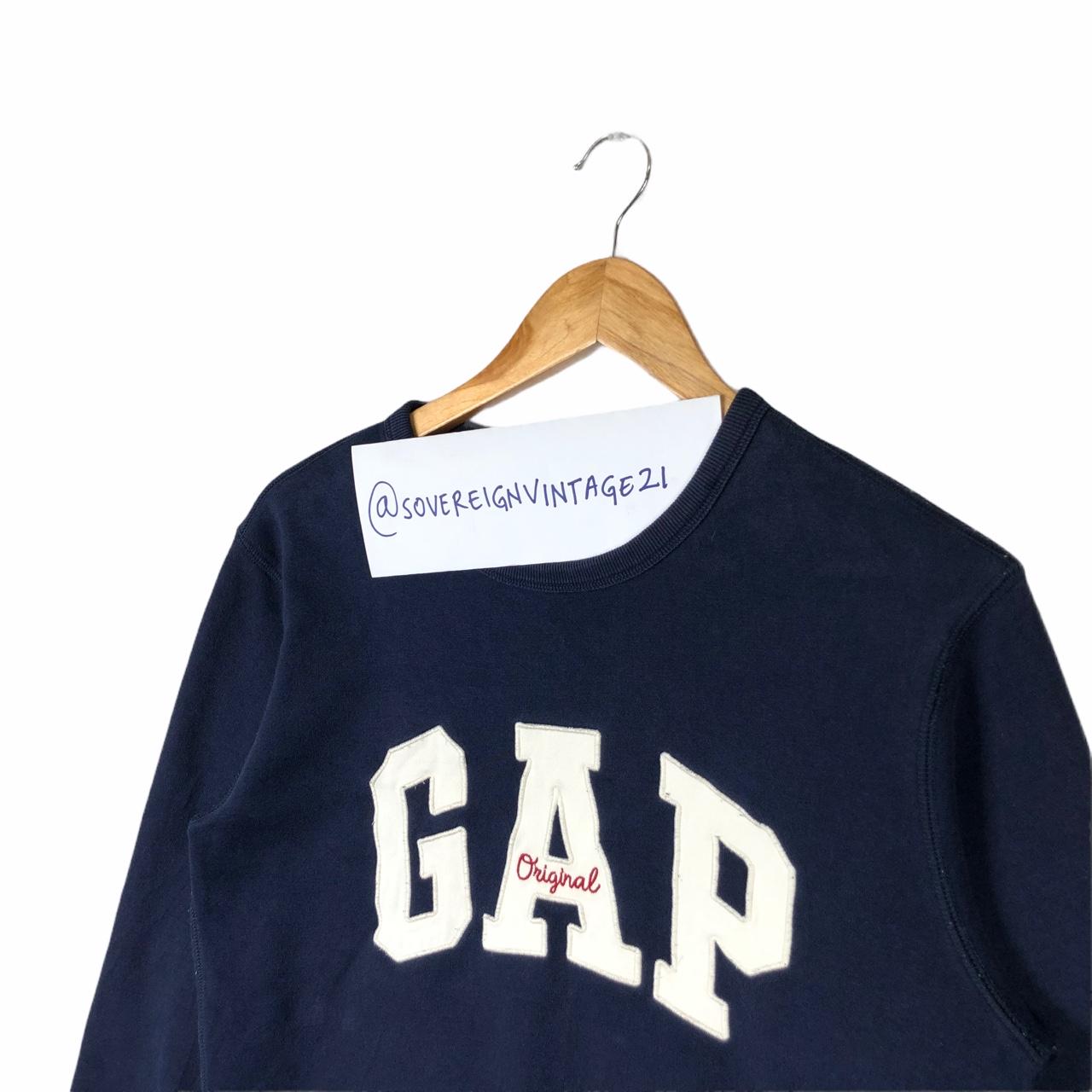 Gap Men's Blue Sweatshirt | Depop