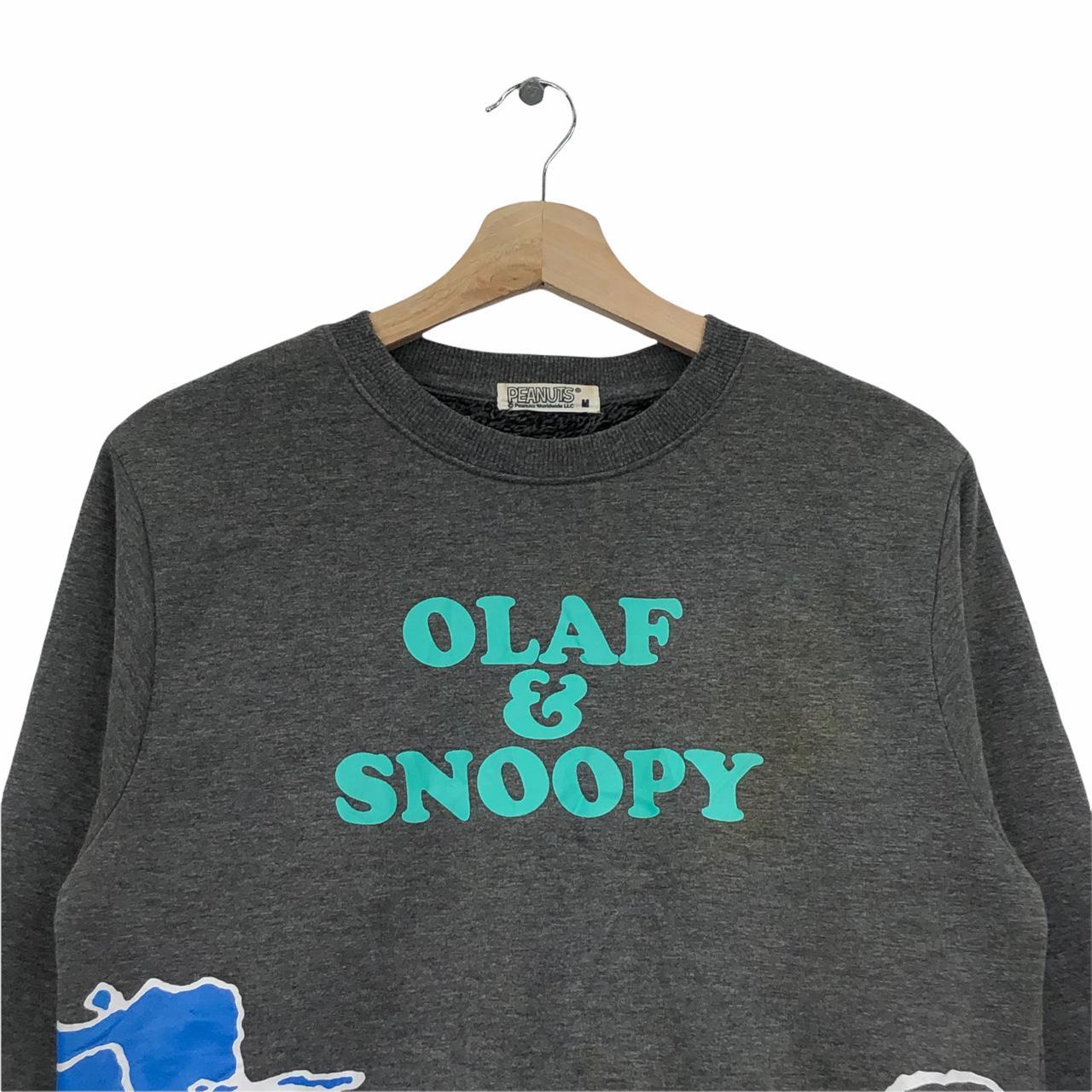 Vintage Olaf & Snoopy Comic Strip Peanuts Sherpa... - Depop