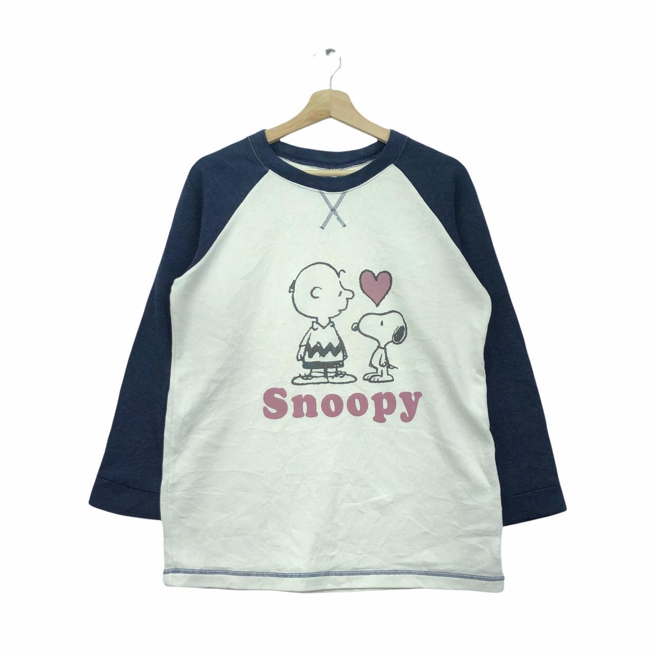 Vintage Snoopy Peanuts x Charlie Brown Long Sleeve... - Depop