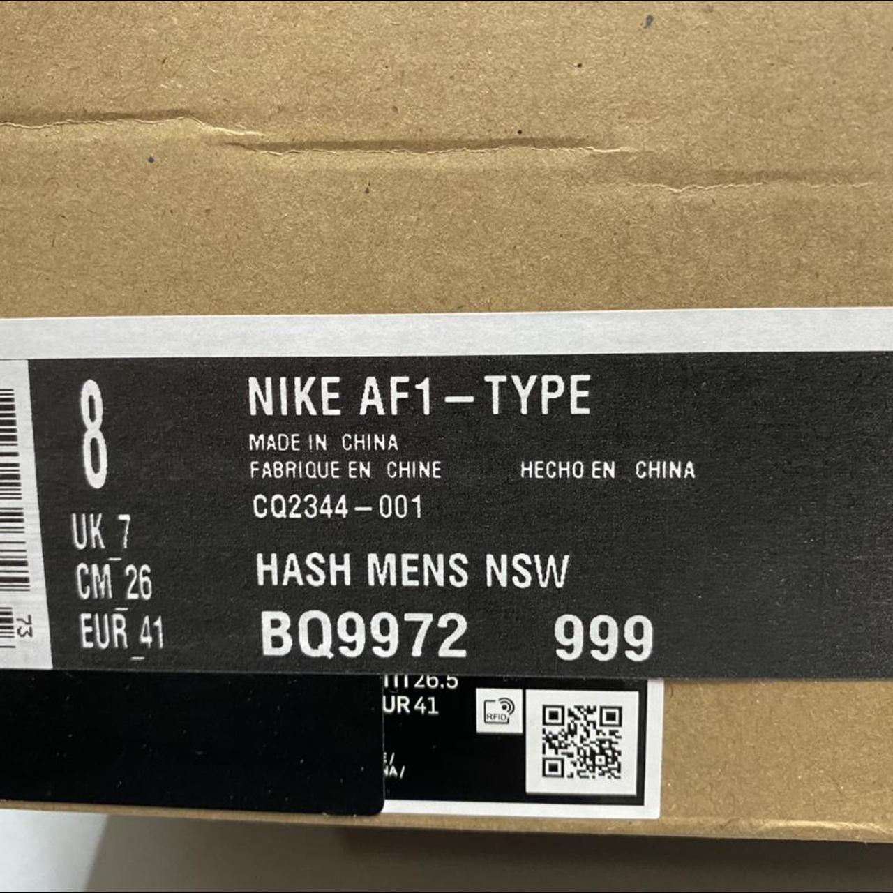 Nike AF1 worldwide black flash crimson size 8 - Depop