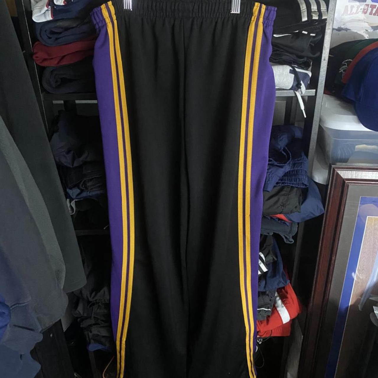 Vintage Adidas Lakers Hoodie!! 10/10 condition no - Depop