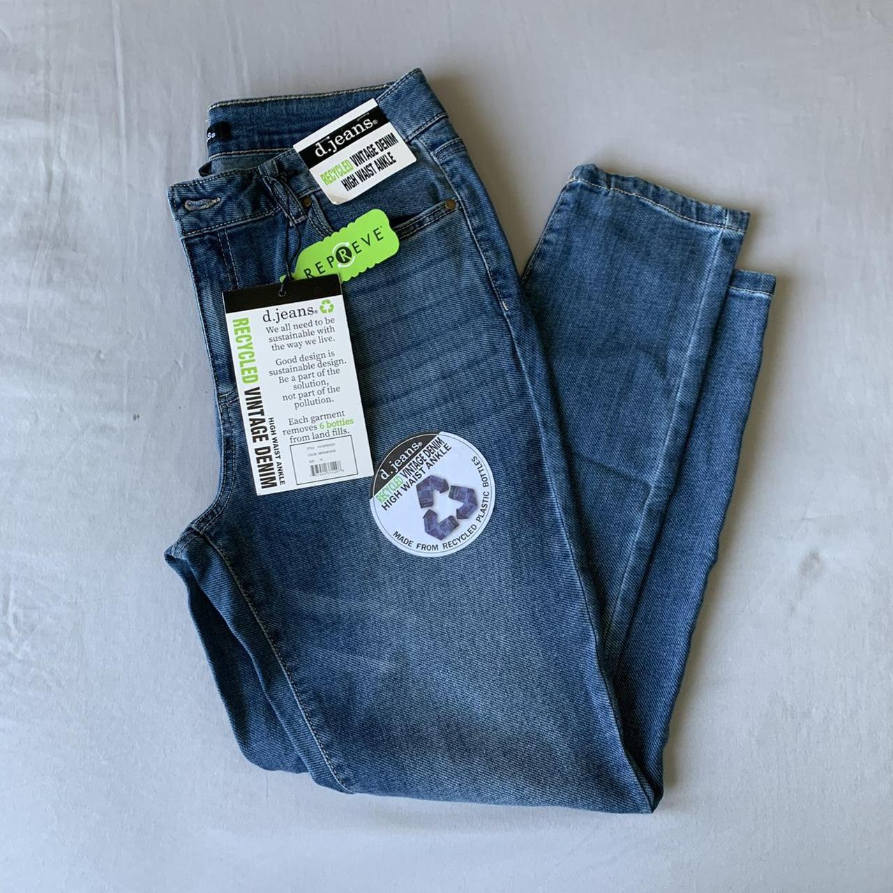 D. Jeans Plus High Waist Recycle Girlfriend Ankle Jeans - ShopStyle