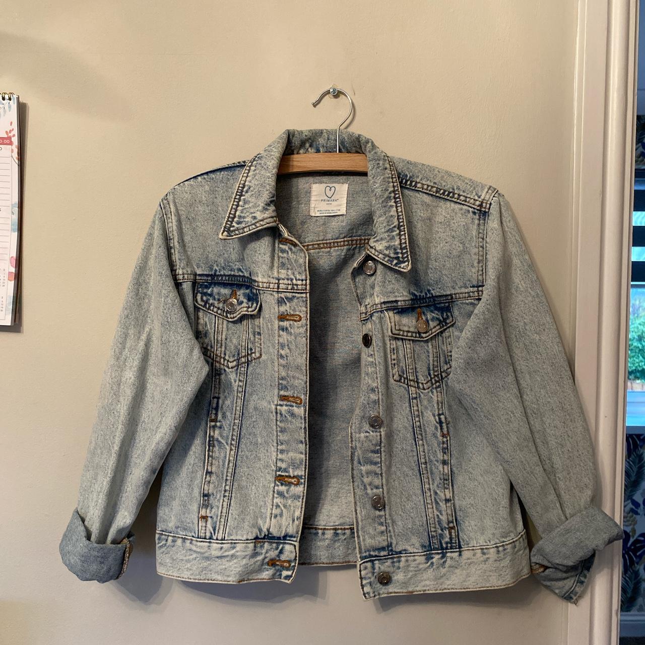 Primark light blue denim jacket Great condition - Depop