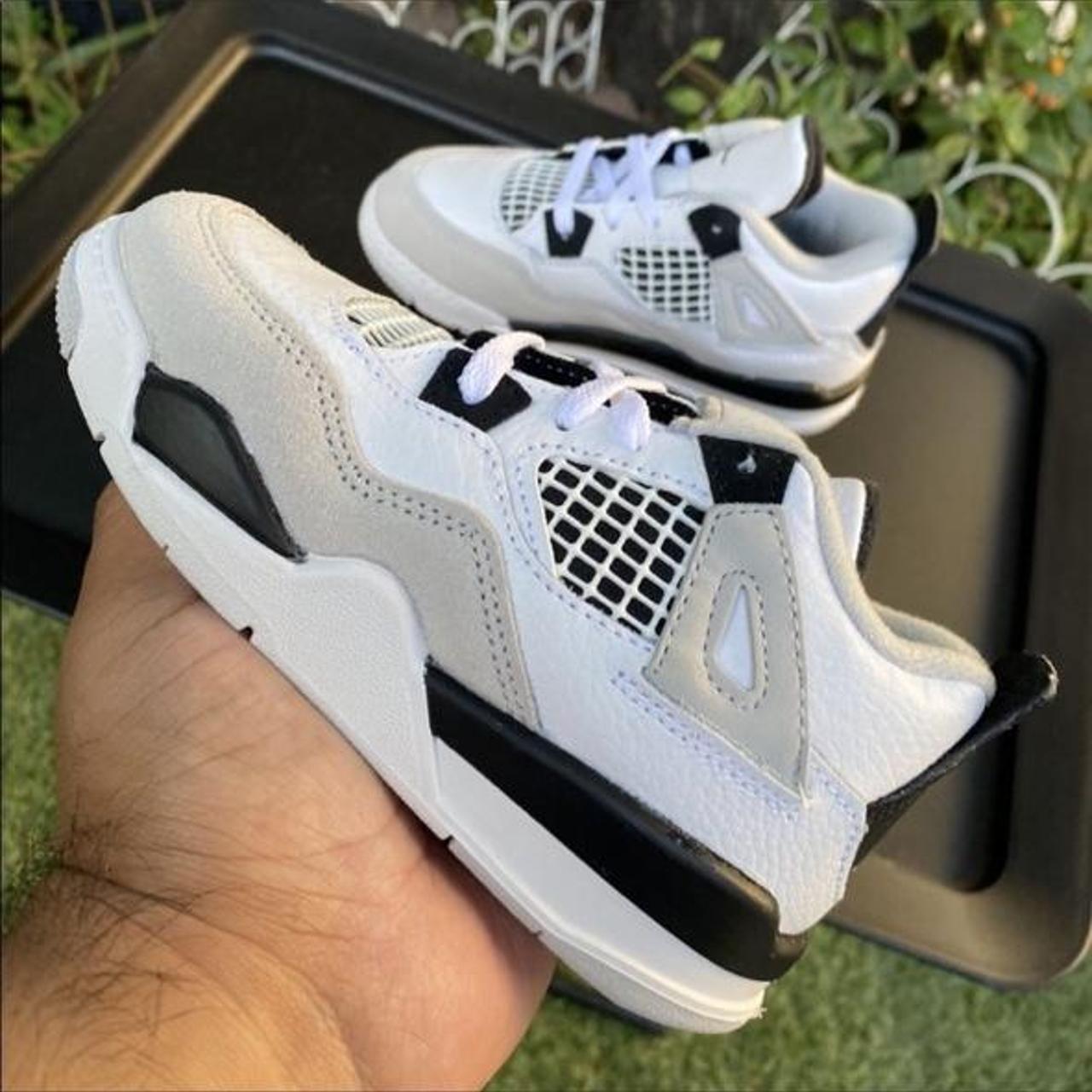 Air Jordan 4 “Military Black” Multiple Toddler... Depop