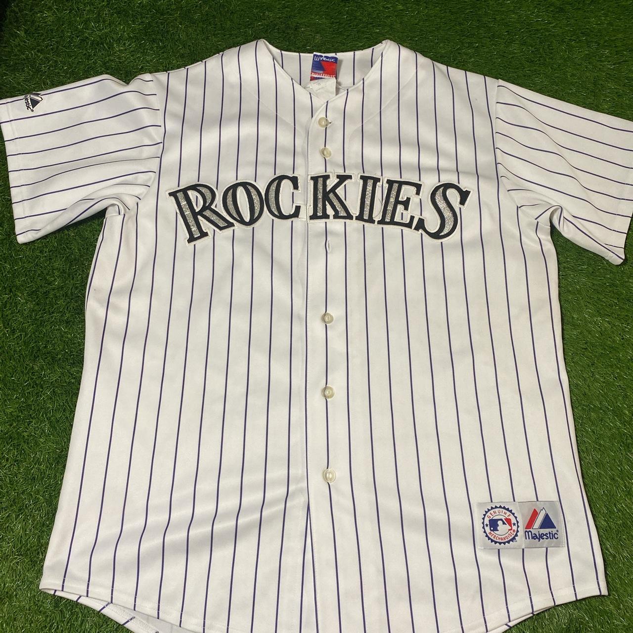 Vintage Colorado Rockies jersey by majestic - Depop