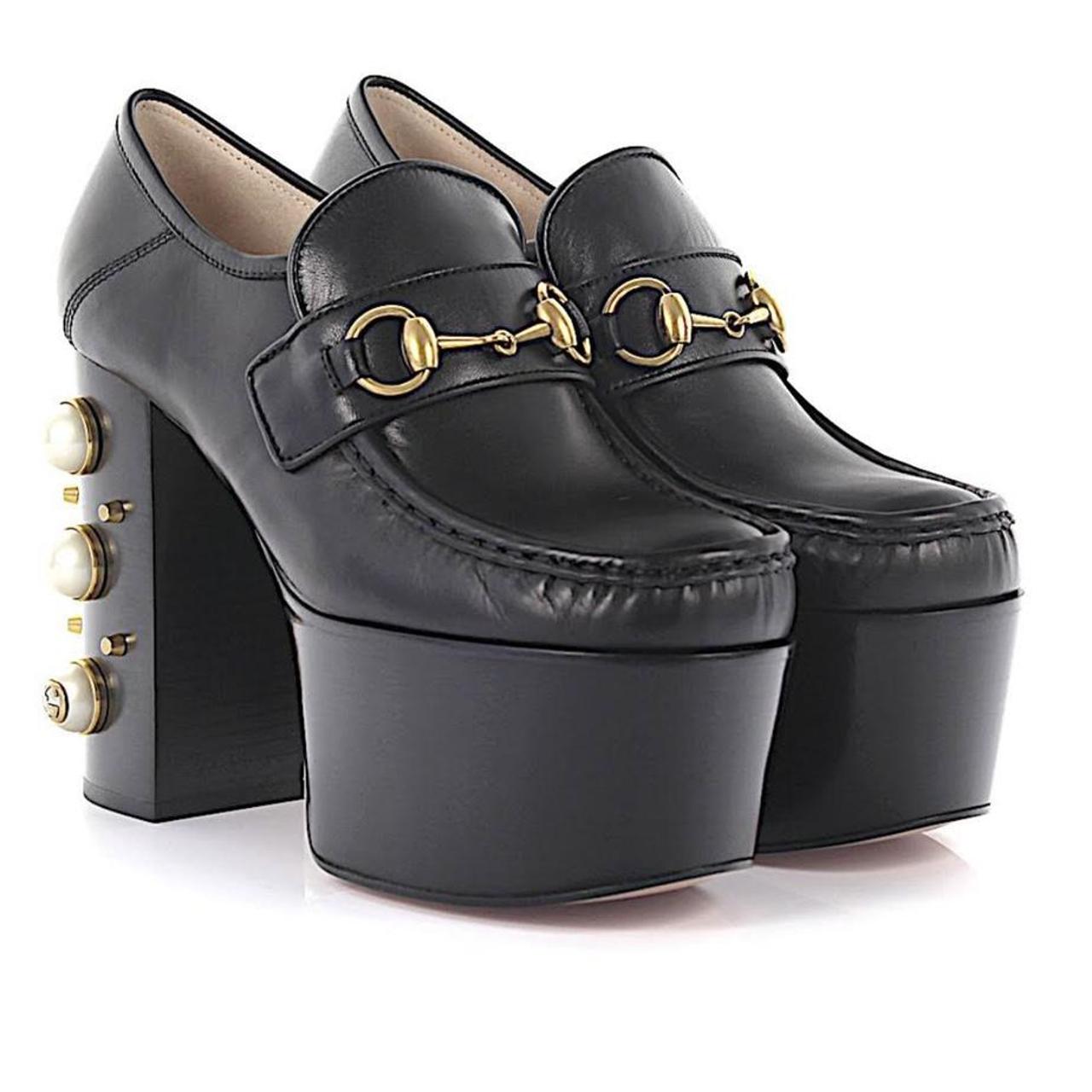 Gucci clearance studded pumps