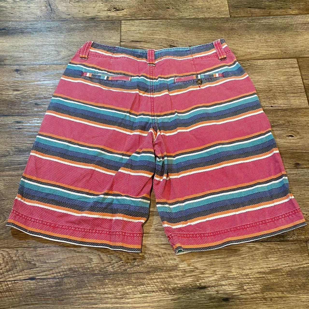 mossimo-supply-co-flat-front-striped-shorts-men-s-depop