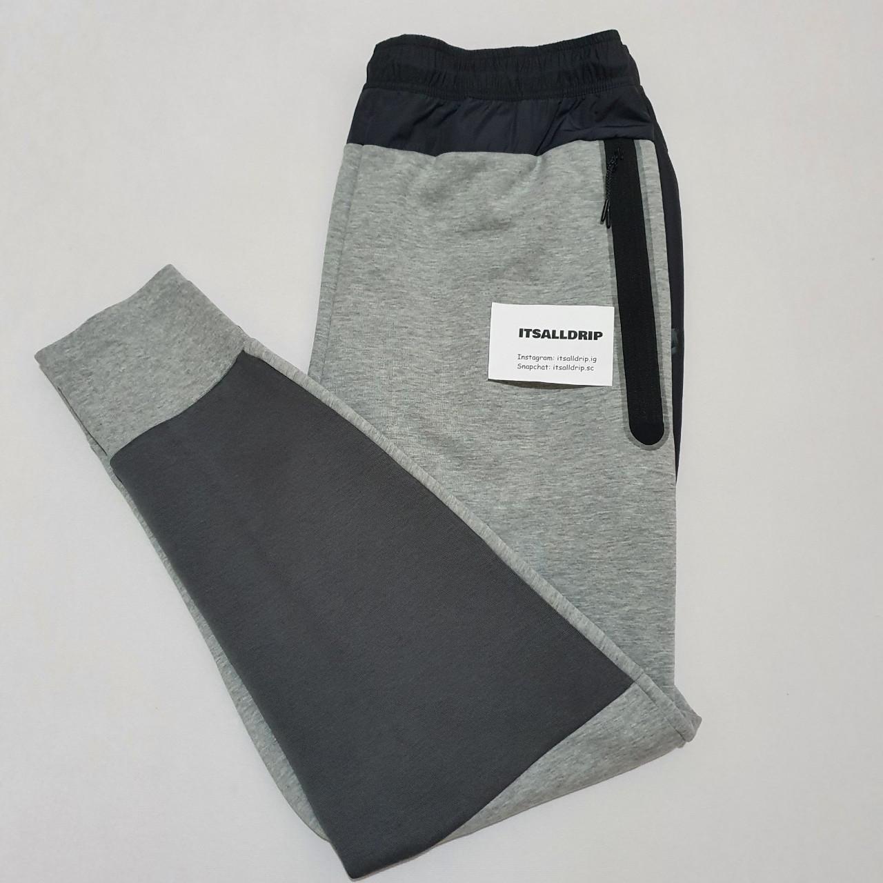 nike tech fleece woven grey