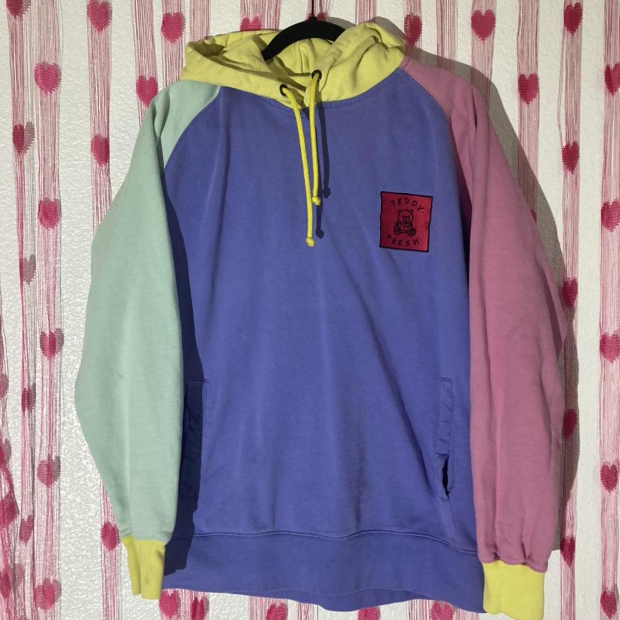 Teddy Fresh color block hoodie from the first drop.... - Depop