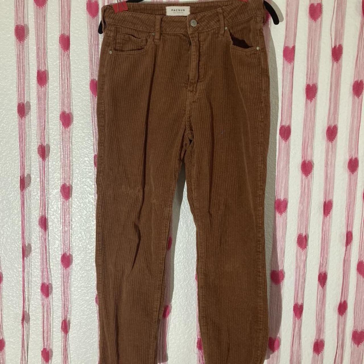 Corduroy brown mom jeans from pacsun #momjeans... - Depop