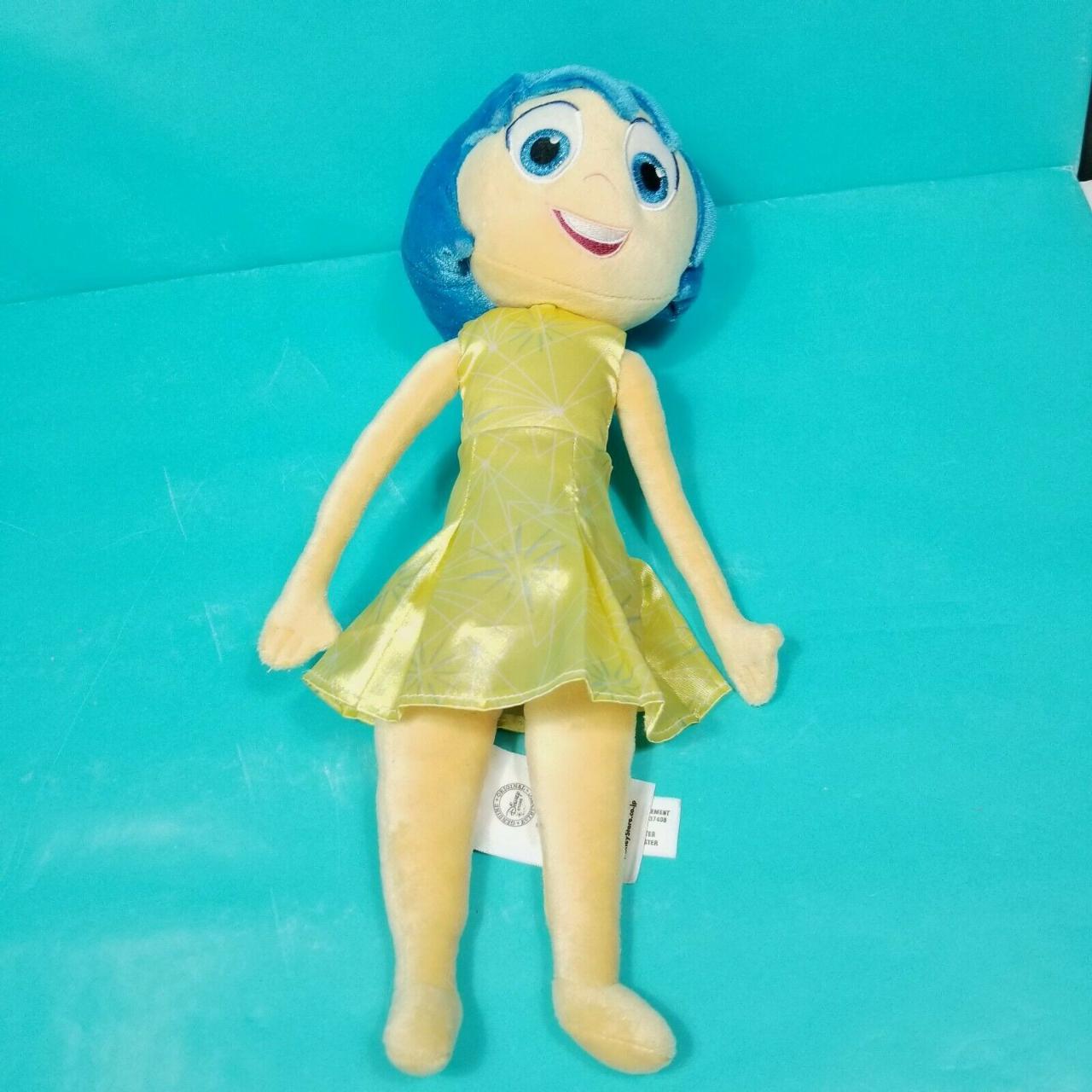 NEW 14" Genuine Disney Store Exclusive Inside Out Small JOY Plush Toy Doll 