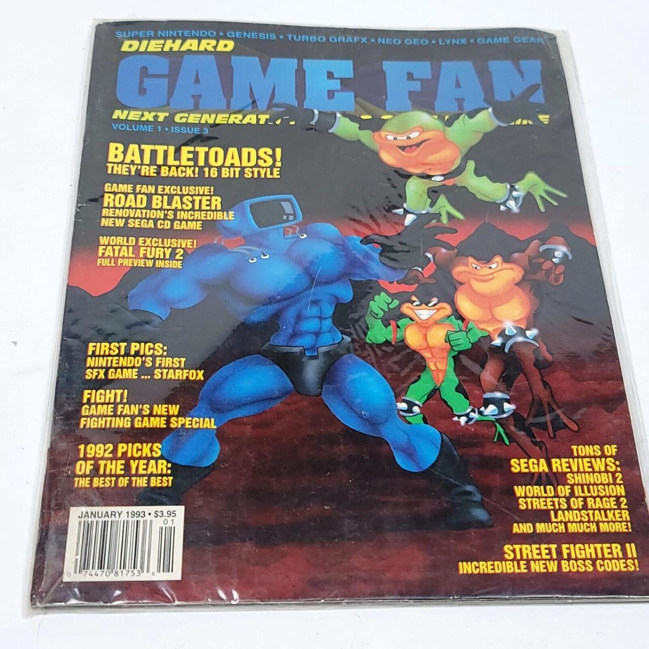 Diehard Gamefan Magazine Vol 1 Issue 3 Battletoads... Depop