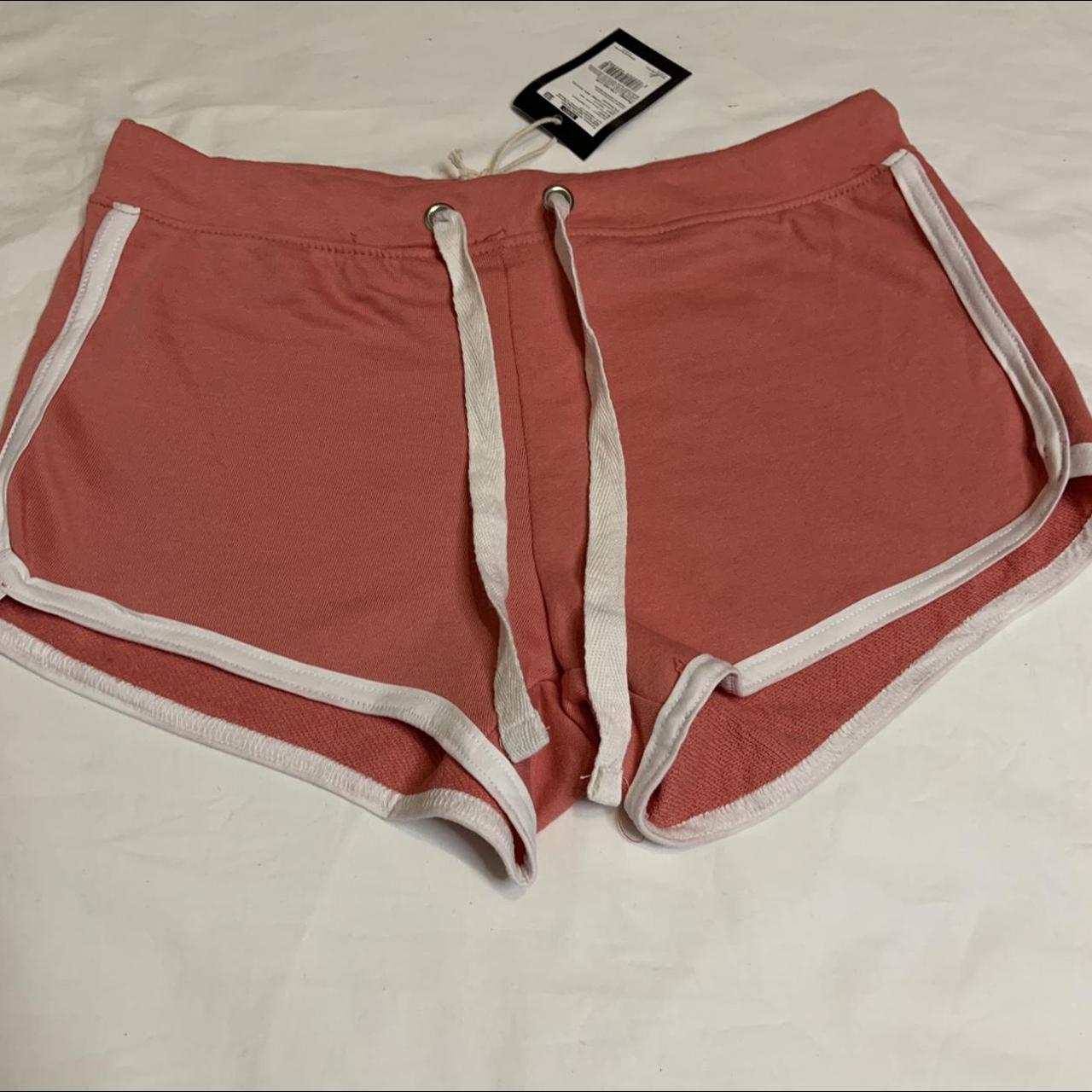 Women's Pink and White Shorts | Depop