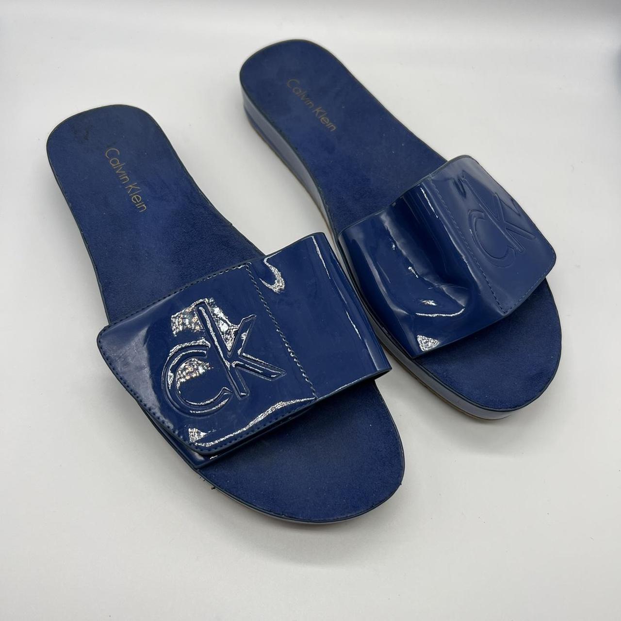 Calvin klein blue online sandals