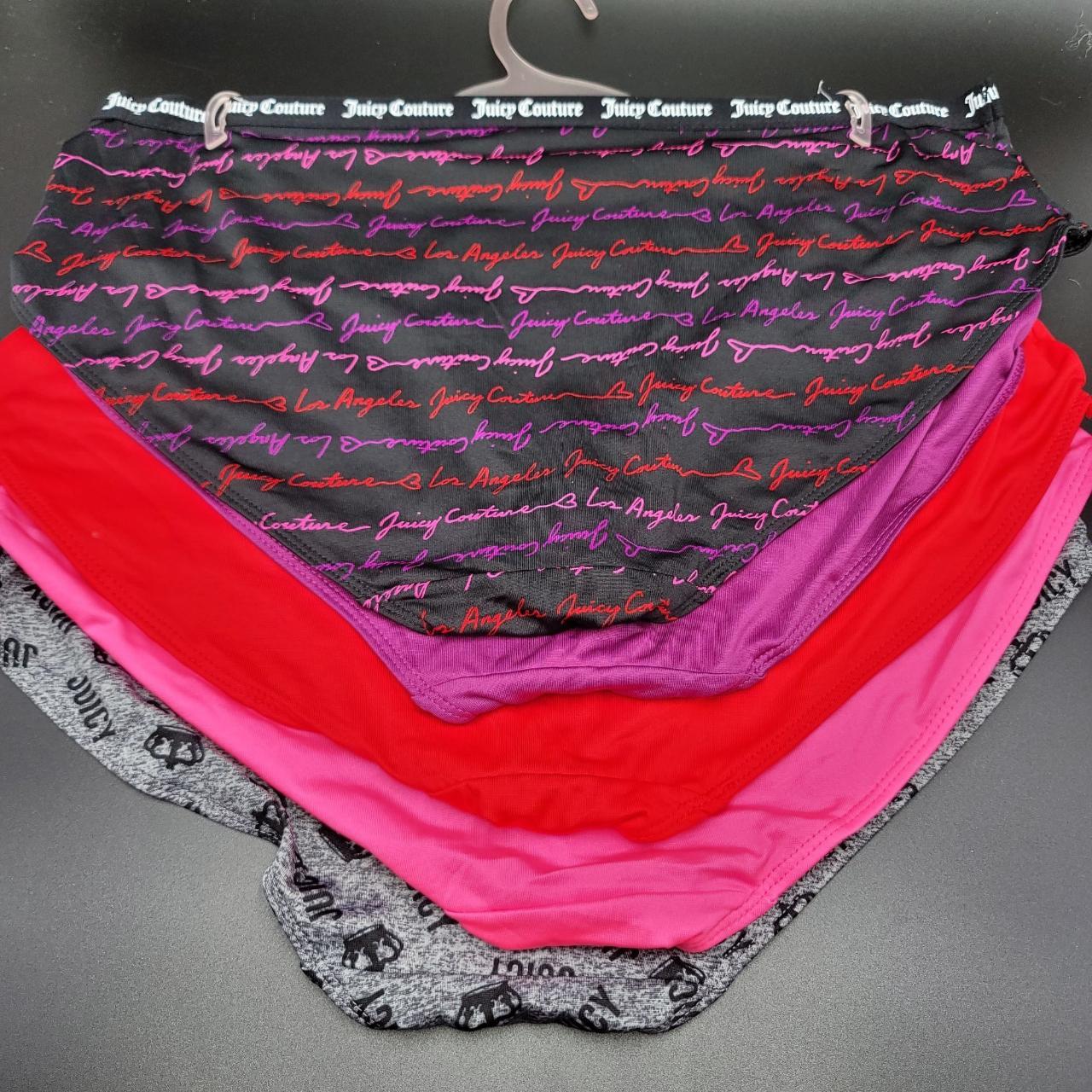 Juicy Couture Underwear 5 Pack Plus 1X Print Solid - Depop